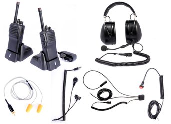 Radiokit example with Vertex Radioes and standard headset